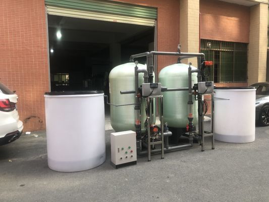 15000L/H FRP Tank Well Water Treatment Purification Plant Water Softener System Pre-treatment Water Filtration Filter