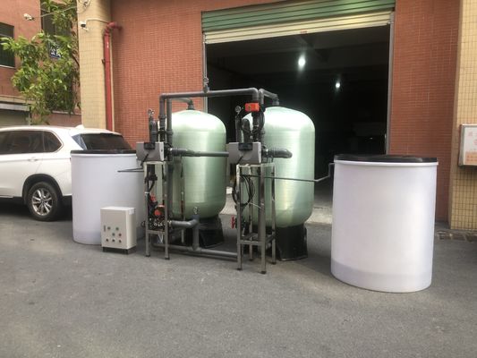 15000L/H FRP Tank Well Water Treatment Purification Plant Water Softener System Pre-treatment Water Filtration Filter